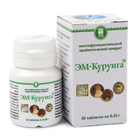 Продукт метабиотический "ЭМ-Курунга", таблетки 30 шт.